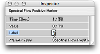 L'inspecteur d'un marqueur dit “Positive Spectral Flow Markers”