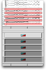 Exemple de duplication sur l'axe fréquentiel