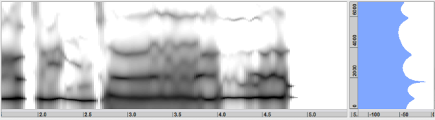 The LPC analysis is a type of sonogram, which represents the spectral envelope of the signal.