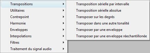 Transposition operators