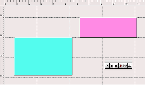 Boîte de gauche : Position verticale 80. Boîte de droite : Position verticale 90