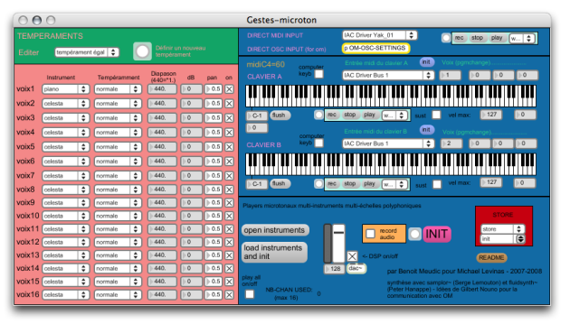 The microplayer interface.