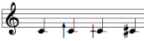 The 1/6 tone notation system.