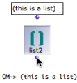 A list can be used for creating an instance box.